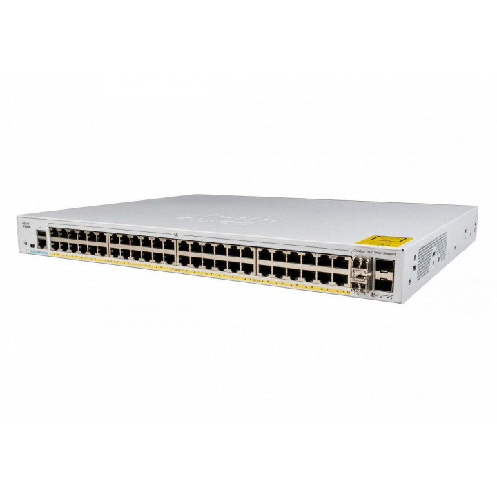 Коммутатор Cisco Catalyst C1000-48FP-4X-L (48xGE Full PoE+, 4x10G SFP+)