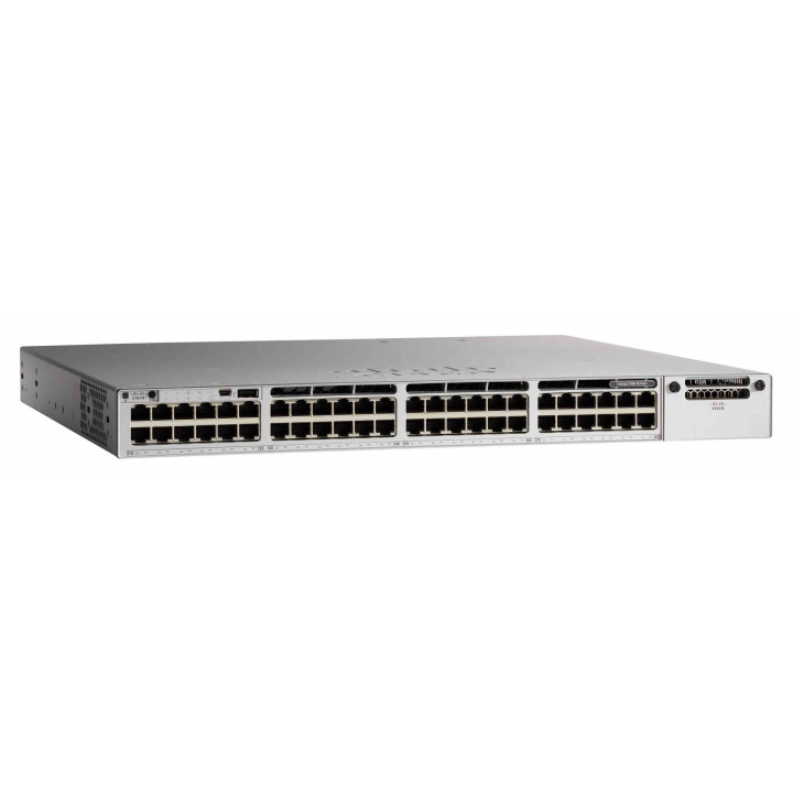Коммутатор Cisco C9300-48S-A (48 портов 10GbE SFP+, modular uplink, PoE)