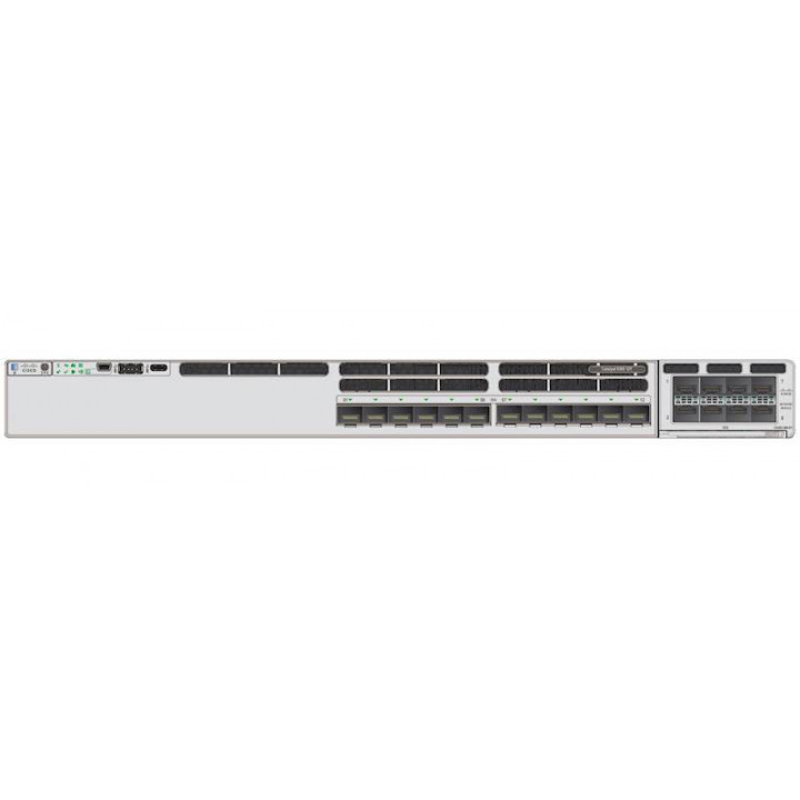 Коммутатор Cisco Catalyst C9300X-12Y-E (12-port 25G/10G/1G SFP28, modular uplinks, Network Essentials)