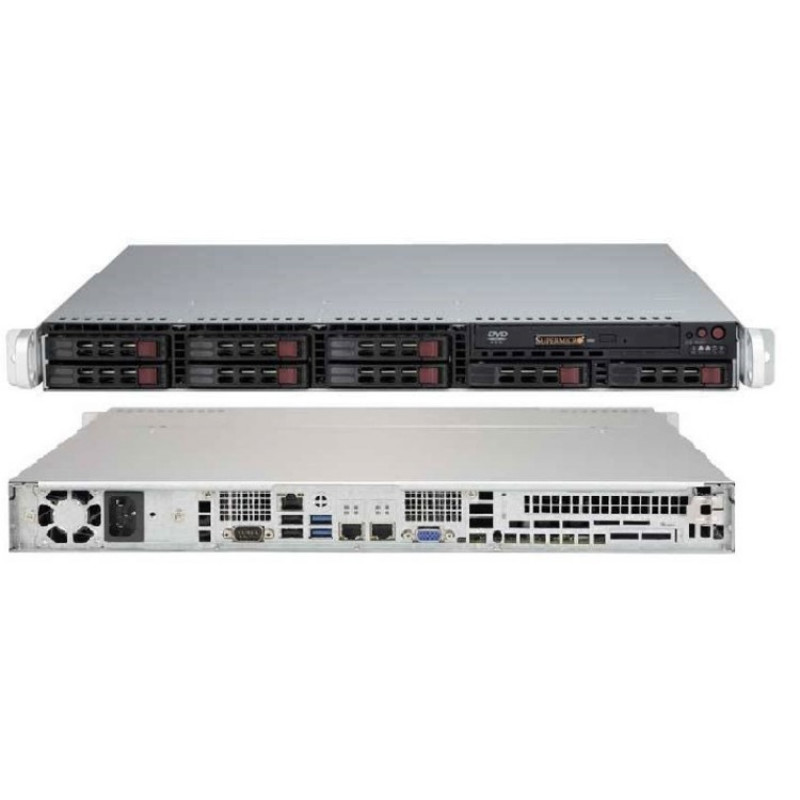 Корпус серверный 1U Supermicro CSE-113MFAC2-R804CB