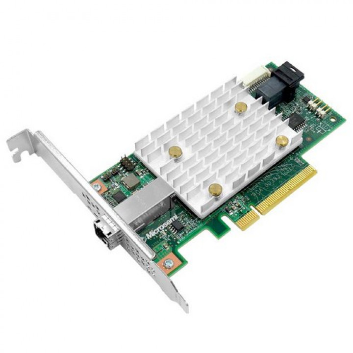 Контроллер SAS Adaptec 2292200-R (4 internal ports, 4 external ports, PCIe Gen3, x8, RAID 0/1/10/5, FlexConfig)