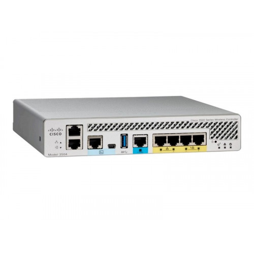 Контроллер Cisco AIR-CT3504-K9 (3504 Wireless Controller, до 1500 точек доступа)