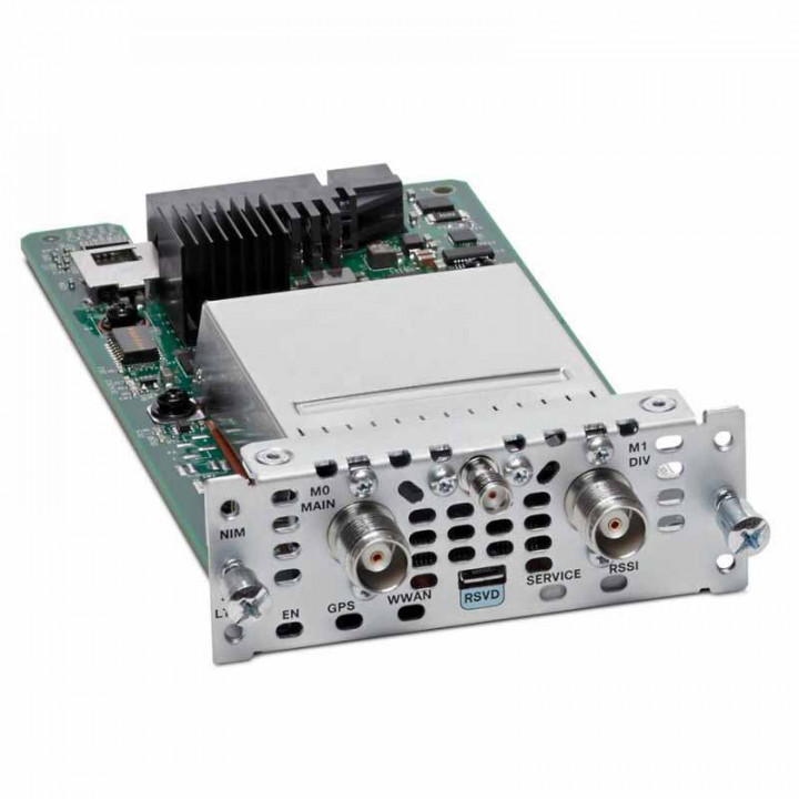 Модуль Cisco NIM-4G-LTE-GA= (LTE Cat 6/9, до 300 Мбит/с) Модуль Cisco NIM-4G-LTE-GA= (LTE Cat 6/9, до 300 Мбит/с)
