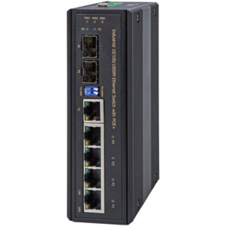 Коммутатор NSGate NIS-3200-205PSG (4 TP/1G PoE 30W + 1 SFP/1G + 1 TP/SFP Combo)
