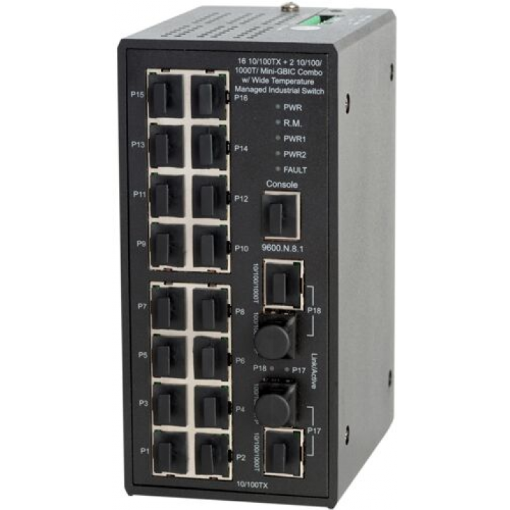 Коммутатор NSGate NIS-3500-2216CE (16 10/100Base-TX + 2 TP/SFP Combo) Коммутатор NSGate NIS-3500-2216CE (16 10/100Base-TX + 2 TP/SFP Combo)