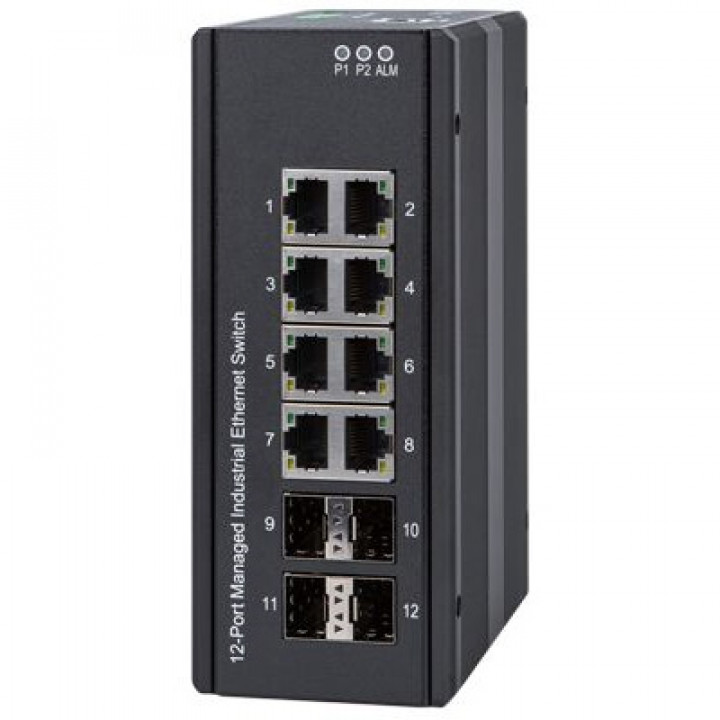 Коммутатор NSGate NIS-3500-2408GE (L2 Managed, 8x10/100/1000Base-T + 4x100M/1G SFP, X-Ring) Коммутатор NSGate NIS-3500-2408GE (L2 Managed, 8x10/100/1000Base-T + 4x100M/1G SFP, X-Ring)