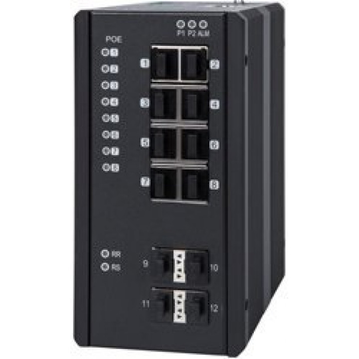 Коммутатор NSGate NIS-3500-3408PGE (L2 Managed, 8x10/100/1000T PoE 30W + 4xSFP/1G)