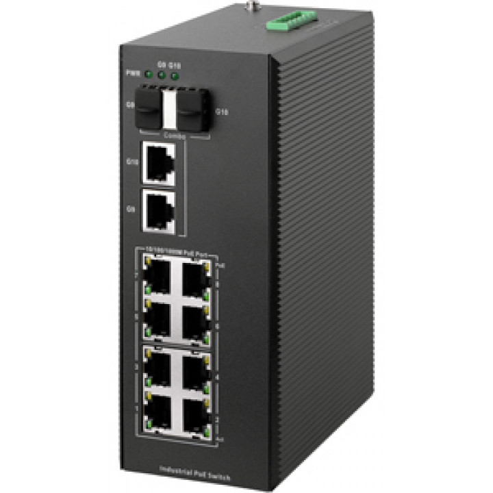 Коммутатор NSGate WI-PS310GF-I (Unmanaged, 8x1G PoE 30W + 2 TP/SFP combo, 48-56VDC) Коммутатор NSGate WI-PS310GF-I (Unmanaged, 8x1G PoE 30W + 2 TP/SFP combo, 48-56VDC)