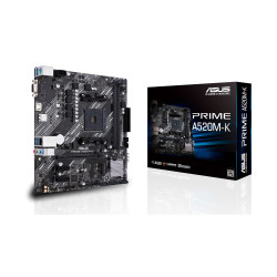 Материнская плата ASUS PRIME A520M-K AM4 mATX 90MB1500-M0EAY0 Материнская плата ASUS PRIME A520M-K AM4 mATX 90MB1500-M0EAY0
