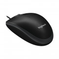 Мышь Logitech B100, оптическая, USB, черная, 910-003357