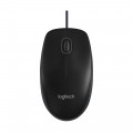 Мышь Logitech B100, оптическая, USB, черная, 910-003357
