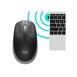 Мышь Logitech M190 Mid Grey Wireless 910-005906