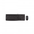 Комплект клавиатура + мышь Logitech Комплект клавиатуры и мыши MK120 серый USB (920-002561)