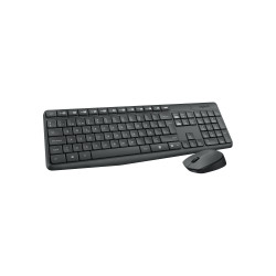 Комплект клавиатура + мышь Logitech Комплект + MK235 (920-007949) черный