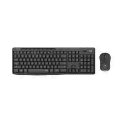 Комплект клавиатура + мышь Logitech 920-009807 + MK295 с поддержкой SilentTouch оригинальная заводская гравировка RU/LAT