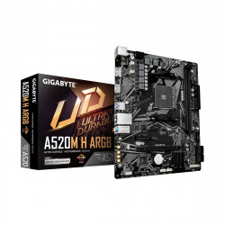 Материнская плата GIGABYTE A520M H ARGB A520 AM4 2xDDR4 mATX A520MHARGB