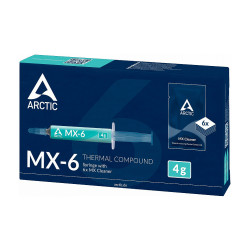 Термопаста ARCTIC MX-6 4 г с 6 шт MX Cleaner ACTCP00084A Термопаста ARCTIC MX-6 4 г с 6 шт MX Cleaner ACTCP00084A