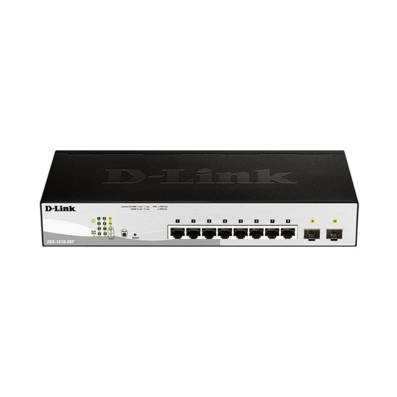 Коммутатор D-Link DGS-1210-08P/G3A
