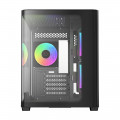 Корпус Ocypus Iota C50 BK Curve ARGB Digital черный mATX Iota-C50-BKD300CD-GL