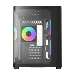 Корпус Ocypus Iota C50 BK Curve ARGB Digital черный mATX Iota-C50-BKD300CD-GL