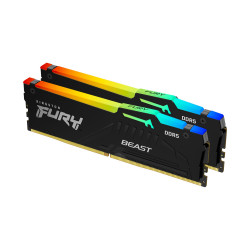 Модуль памяти Kingston FURY Beast Black DDR5 32GB (2x16GB) 5200MHz CL40 DIMM KF552C40BBAK2-32