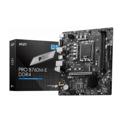 Материнская плата MSI PRO B760M-E DDR4 LGA1700 mATX PROB760M-EDDR4 Материнская плата MSI PRO B760M-E DDR4 LGA1700 mATX PROB760M-EDDR4