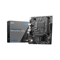 Материнская плата MSI PRO H610M-E DDR4 H610 LGA1700 2xDDR4 M-ATX PROH610M-EDDR4 Материнская плата MSI PRO H610M-E DDR4 H610 LGA1700 2xDDR4 M-ATX PROH610M-EDDR4