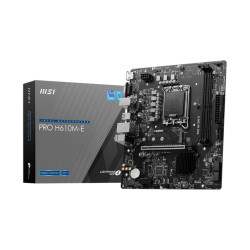 Материнская плата MSI PRO H610M-E LGA1700 mATX DDR5 PROH610M-E Материнская плата MSI PRO H610M-E LGA1700 mATX DDR5 PROH610M-E