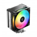 Кулер для процессора Deepcool Устройство охлаждения AG400 G2 ARGB Soc-AM5/AM4/1200/1700/1851 серебристый/черный 4-pin 30.93dB Al+Cu 230W 641gr Ret (R-AG400-BKAMMG2-G)