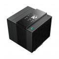 Кулер для процессора Deepcool Устройство охлаждения Assassin IV VC Vision Soc-AM5/AM4/1200/2066/1700/1851 черный 4-pin 22.6-29.3dB Al+Cu LCD 300W 1780gr Ret (R-ASN4-BKNVMD-G