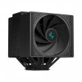 Кулер для процессора Deepcool Устройство охлаждения Assassin IV VC Vision Soc-AM5/AM4/1200/2066/1700/1851 черный 4-pin 22.6-29.3dB Al+Cu LCD 300W 1780gr Ret (R-ASN4-BKNVMD-G