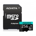 Карта памяти ADATA microSDXC 256GB UHS-I U3 V30S A2 AUSDX256GUI3V30SA2-RA1