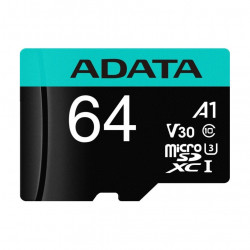 Карта памяти ADATA microSDXC 64GB UHS-I U3 V30S A2 AUSDX64GUI3V30SA2-RA1 Карта памяти ADATA microSDXC 64GB UHS-I U3 V30S A2 AUSDX64GUI3V30SA2-RA1