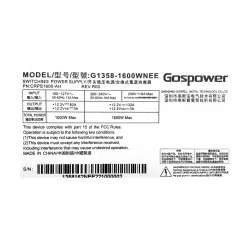 Блок питания Gospower CRPS1600-AH 1 600 Вт