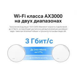 Mesh точка доступа PoE TP-Link Deco X50-PoE(1-pack)