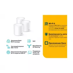 Точка доступа Mesh TP-Link Deco X60(3-pack)