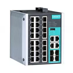 Коммутатор управляемый промышленный MOXA EDS-528E-4GTXSFP-HV
