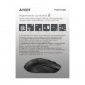 Мышь A4Tech Fstyler FB10C черная оптическая 2400dpi беспроводная BT/Radio USB 4but FB10CSTONEBLACK