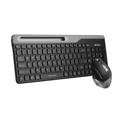 Комплект клавиатура и мышь A4TECH Fstyler FB2535C, USB, беспроводная, серый, FB2535CSMOKYGREY Комплект клавиатура и мышь A4TECH Fstyler FB2535C, USB, беспроводная, серый, FB2535CSMOKYGREY