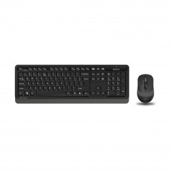Комплект клавиатура и мышь A4TECH Fstyler FG1010 беспроводной USB FG1010GREY Комплект клавиатура и мышь A4TECH Fstyler FG1010 беспроводной USB FG1010GREY