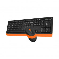 Комплект клавиатура и мышь A4Tech Fstyler FG1010 беспроводной FG1010ORANGE Комплект клавиатура и мышь A4Tech Fstyler FG1010 беспроводной FG1010ORANGE