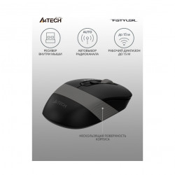 Мышь A4Tech Fstyler FG10 беспроводная оптическая 2000dpi USB FG10GREY Мышь A4Tech Fstyler FG10 беспроводная оптическая 2000dpi USB FG10GREY