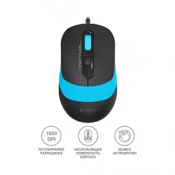 Мышь проводная A4TECH FM10 BLUE
