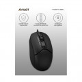 Мышь A4Tech Fstyler FM12 черная оптическая 1200dpi USB FM12BLACK