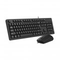 Комплект клавиатура и мышь A4Tech KK-3330 USB черный KK-3330USB(BLACK)