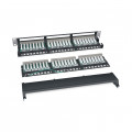 Патч-панель Cabeus PLHD-48-Cat.6-SH-Dual IDC-1U