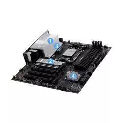 Материнская плата AM5 M-ATX MSI PRO B850M-P