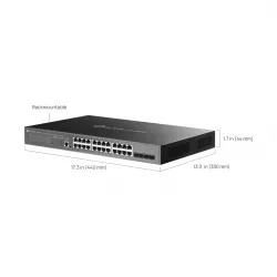 Коммутатор управляемый L2+ TP-Link SG5428XMPP