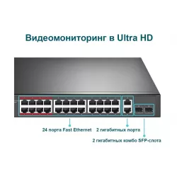 Коммутатор неуправляемый TP-Link TL-SL1226P