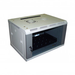 Шкаф настенный 4U LANMASTER TWT-CBWPG-4U-6x4-GY Шкаф настенный 4U LANMASTER TWT-CBWPG-4U-6x4-GY